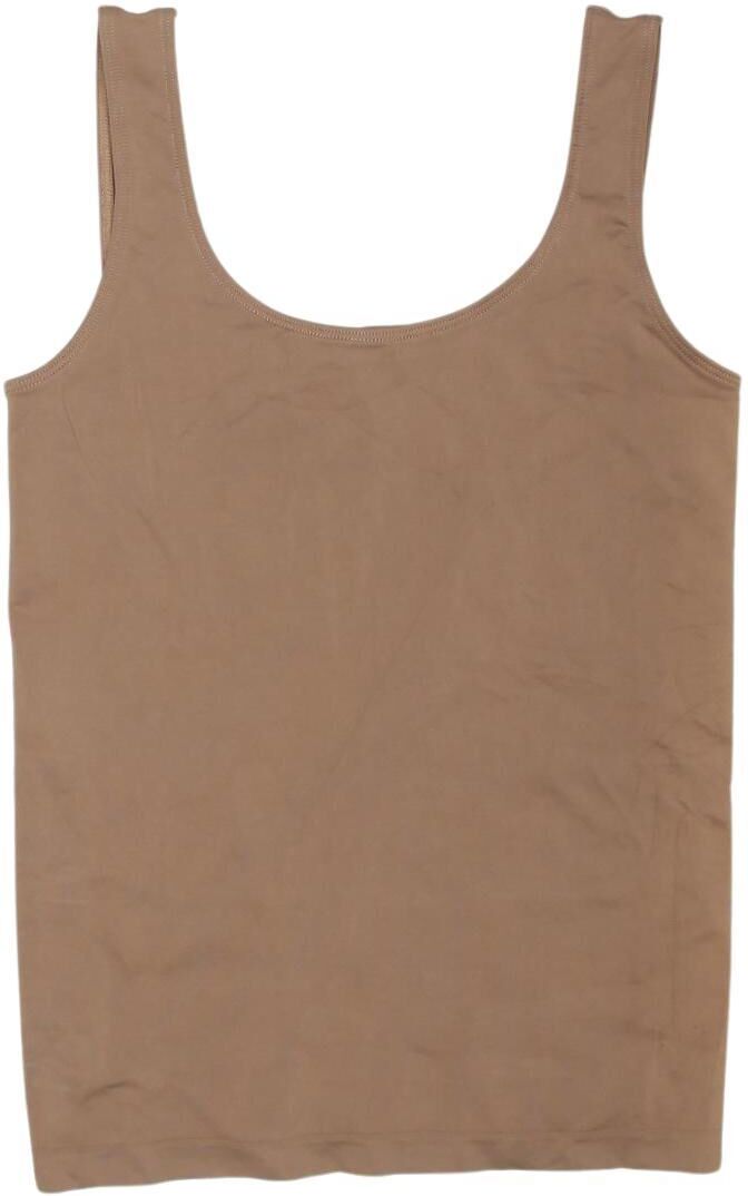 Guido Maria Kretschmer Damen Top, Beige, Gr. L, Synthetik / Elasthan - Second Hand