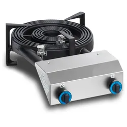 Professionelle Gas-Paellapfanne mit 2 Brennern (hohe Leistung)