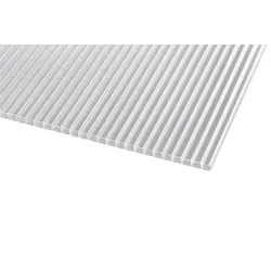 Doppelstegplatten 16 mm Farblos Klar – Blueline Polycarbonat 1200 x 3000