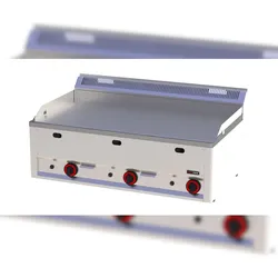 A&S polarny Gastro Gas-Dreifach-Griddleplatte Grill Grillplatte Bratplatte 990x600x290 mm