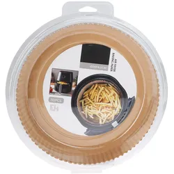WellHome - 50er Set Airfryer-Backpapier mit Silikonöl ø20x4,5cm