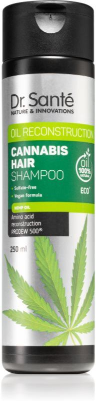 Dr. Santé Cannabis shampoing régénérant à l'huile de chanvre 250 ml