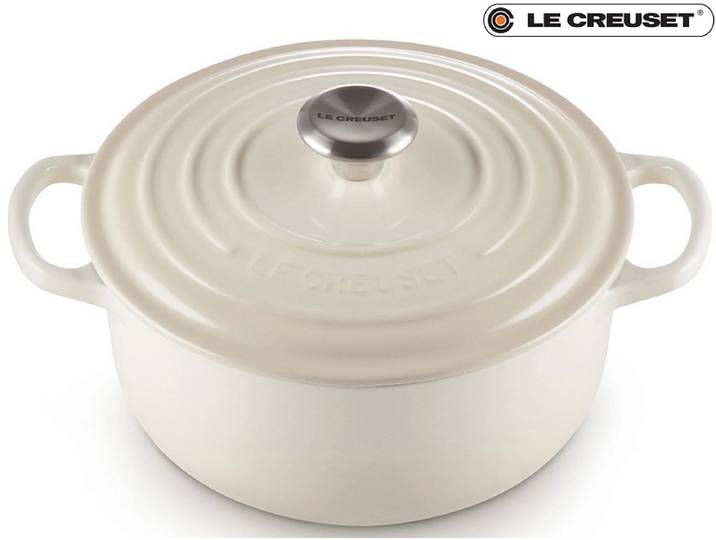 LE CREUSET Bräter SIGNATURE gusseisen beige
