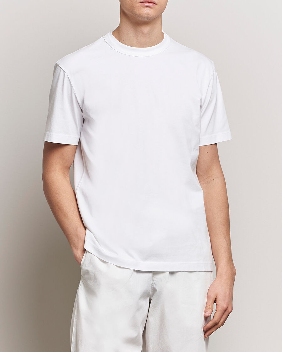 Tekla Organic Cotton Sleeping T-Shirt White men XL Hvid