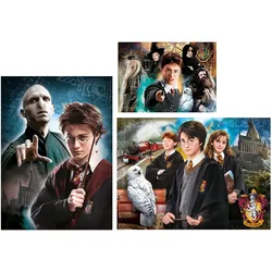 Clementoni 80075 - Puzzle - Harry Potter (1x 500 Teile, 2x 1000 Teile)