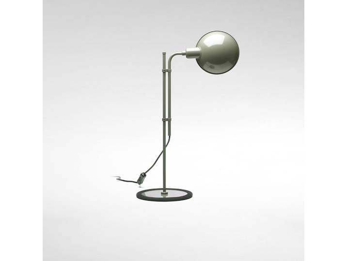 Funiculi Tischleuchte Moss Grey - Marset Funiculí - Wohnzimmer - Design - Metall - Einflammig