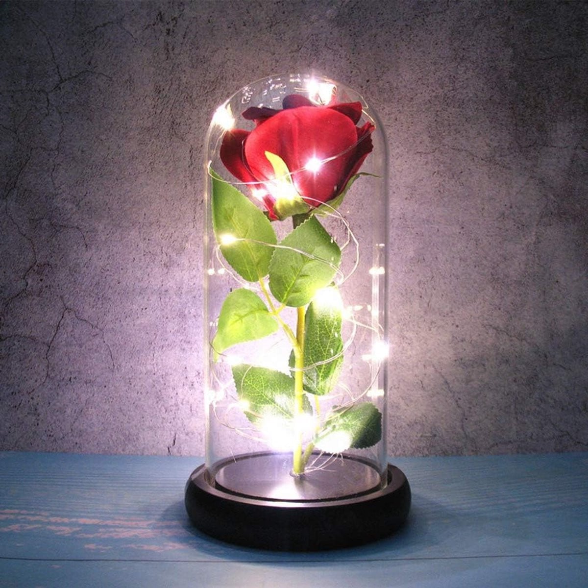 Eeuwige Galaxy Roos met LED-verlichting voor Valentijnsdag