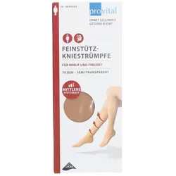 Provital 70den Stützkniestrümpfe Gr.35-38 puder