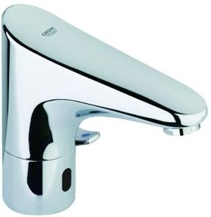 Grohe Europlus E Waschtisch Armatur 36015001 Infrarot, chrom, Trafo und Mischung, Ecojoy