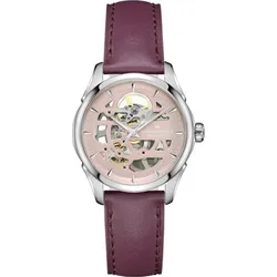 Hamilton Jazzmaster Viewmatic Skeleton Lady Auto H32265870 - rosa,violett - 36mm