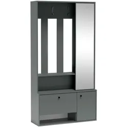 GARDEROBENSCHRANK Pots Plus mit zwei Türen grün