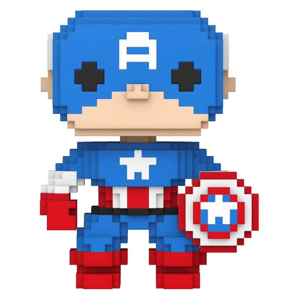 Funko Pop! Marvel: 8-Bit - Captain America - Marvel Comics - Collectable Vinyl Figure - Gift Idea - (FK82700)