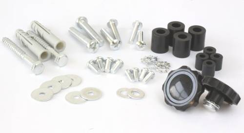 TECHly Schrauben-Satz Passend für Serie (Halter): Universal Silber