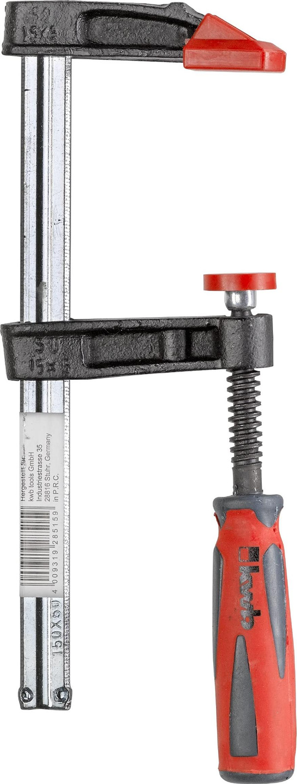 KWB 9285-15 Professionele klem met 2-componenten handgreep en gehard stalen klembacken