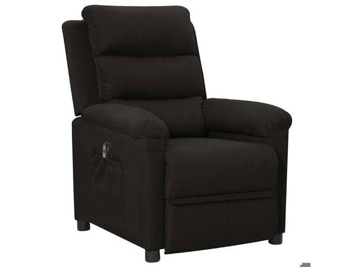 NEW Fauteuil Releveur - - Siège inclinable électrique - 1 place - Noir Tissu{74x92x101 5 cm} 275419