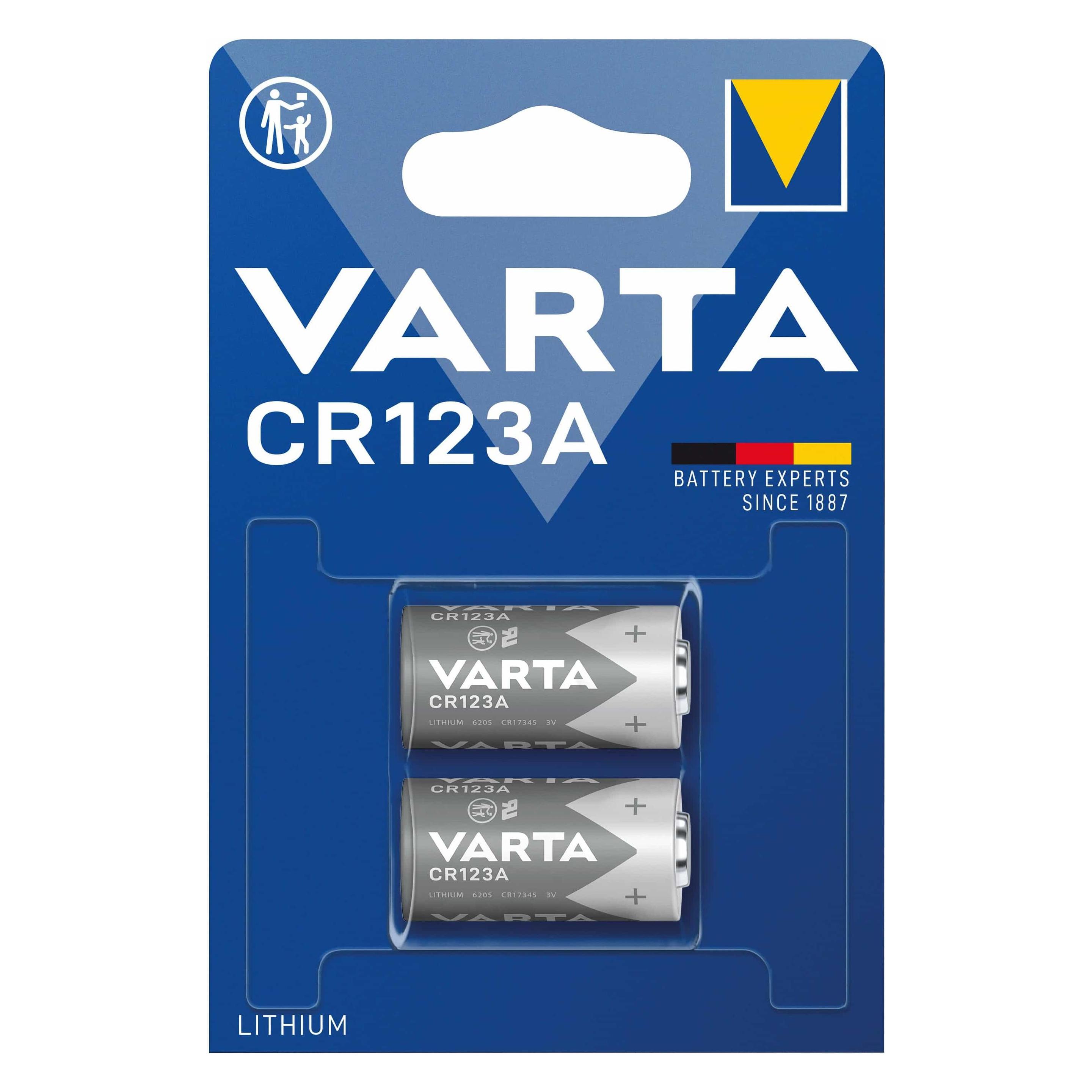 Varta Photo Lithium (2 Stk., CR123A, 1430 mAh) (VT6205301402)