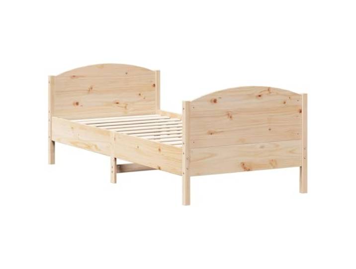 vidaXL Massivholzbett ohne Matratze 90x190 cm Kiefernholz