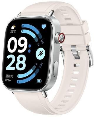 Everyday Crate Xiaomi Band 10 Pro Redmi Watch 6 5 Silicone Watch Band With Press Button Silver Buckle starlight