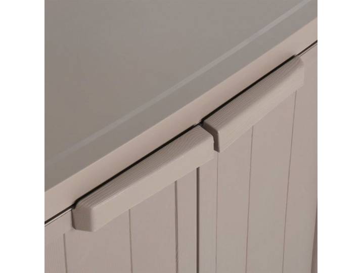 Promotion mai  * Armoire de rangement jardin - Meuble jardin - Marron 65x45x88cm PP Aspect de bois EU2816151239