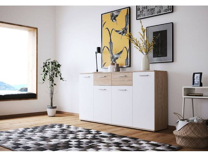 Newroom Kommode Sonoma Eiche 160 cm