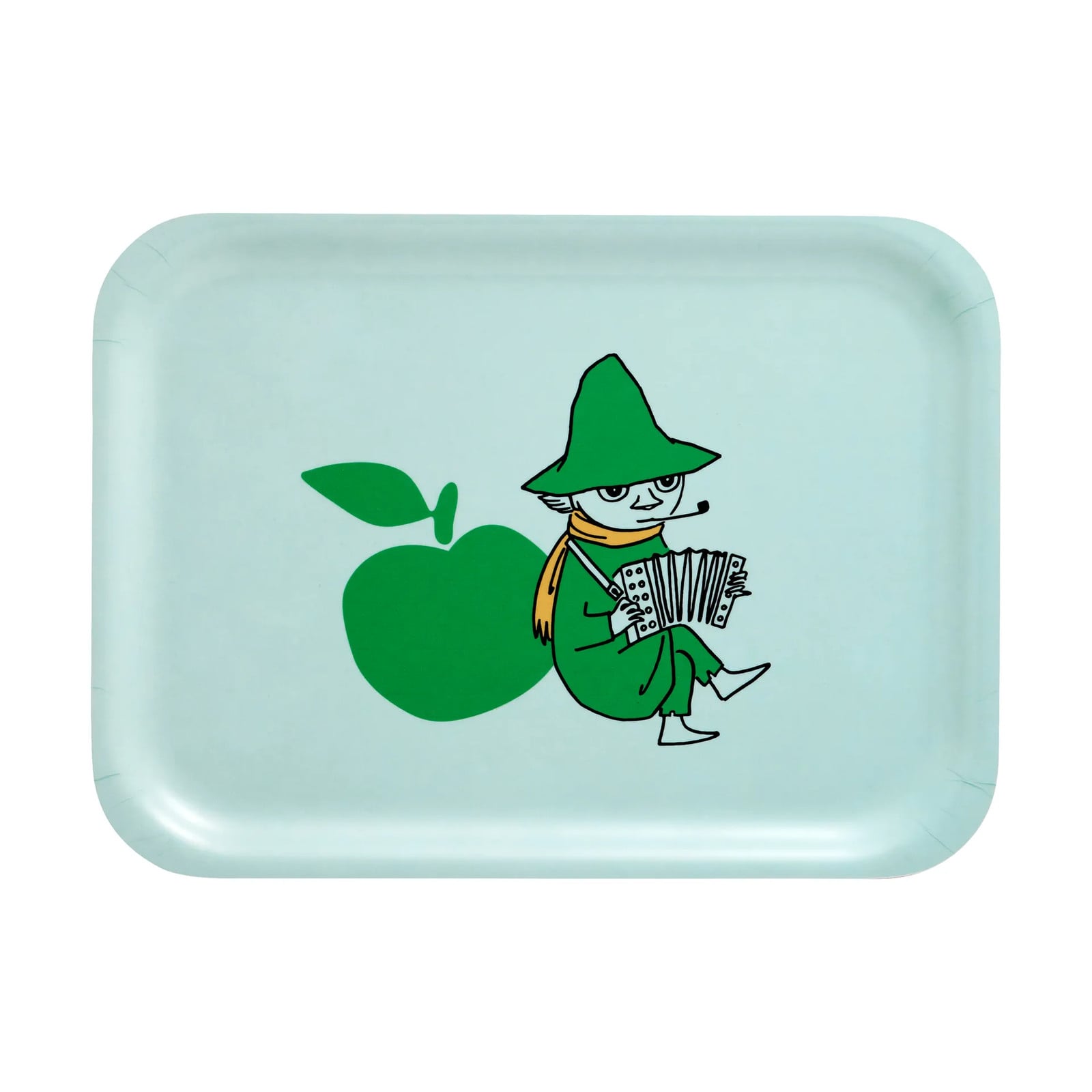 Muurla Moomin dienblad Joyfull Apples 20 x 27 cm