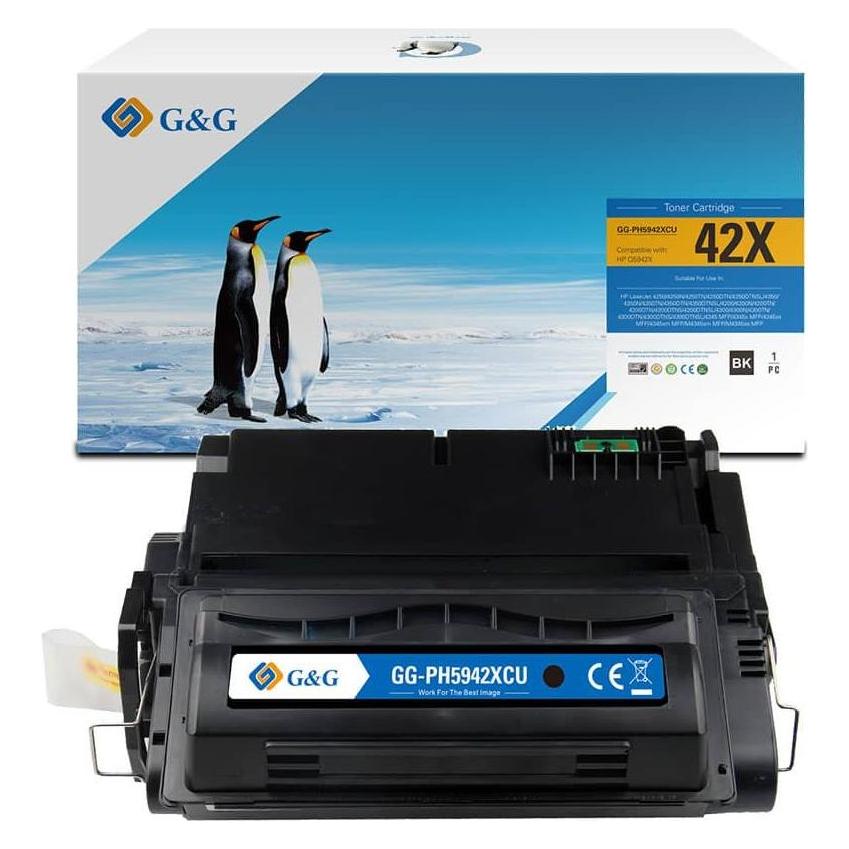 G&G XL-Toner kompatibel mit HP 45A, 42X, 38A, 39A (BK) (18535)
