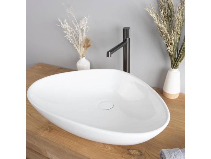 Vasque en céramique à poser 59cm