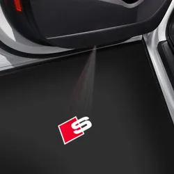 Audi Einstiegs-LED Projektor S-Logo für Fahrzeug mit LED Einstiegsleuchten 4G005