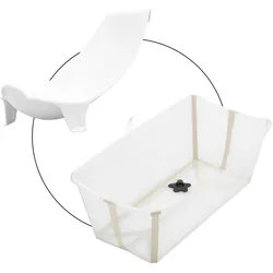 Stokke® FLEXIBATH Bundle Badewanne inkl. Badewannensitz Newborn Support, beige