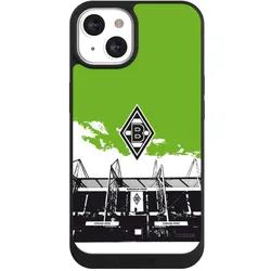Nivocase Handyhülle für Apple iPhone 13 Hülle NIVOpure Case Schwarz Borussia Mönchengladbach Fanartikel (Apple iPhone 13), Smartphone Hülle, Schwarz
