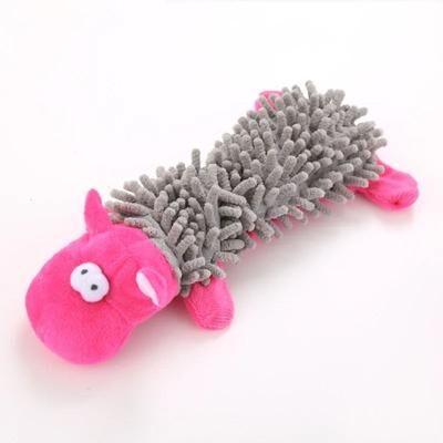 Uplifted Finds Ultra Soft Animal Series Squeaky Plush gray Hippo