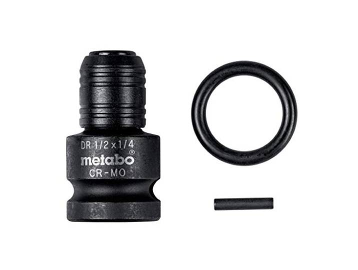 METABO 628837000 - Adaptador de impacto 1/2\ -1/4\ 3 piezas