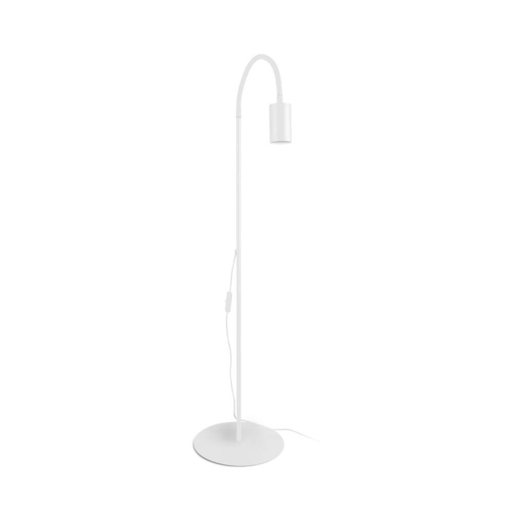 Lyora Eye Flex flexibele leeslamp wit - modern vloerlamp