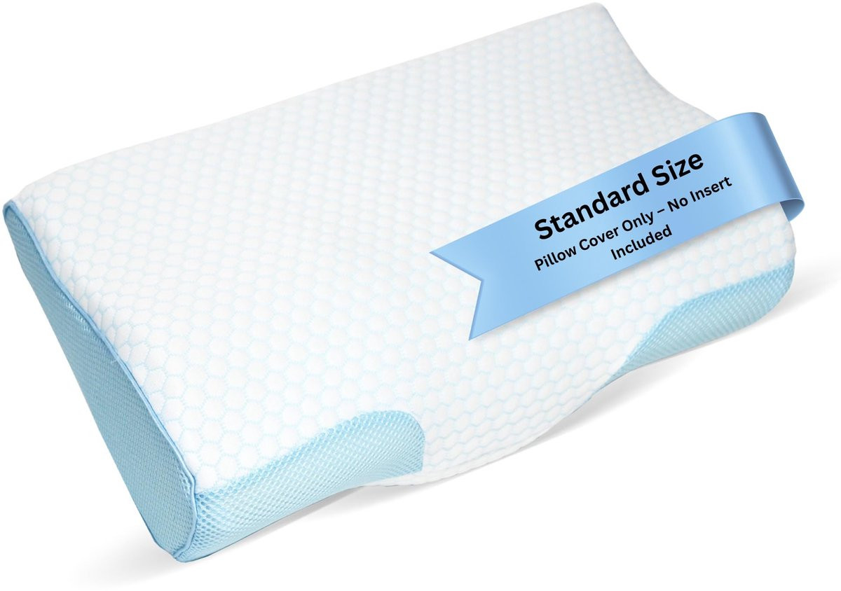 Omgoods Derila Ventilerende Kussenhoes Standaard Wit 50 x 30 cm
