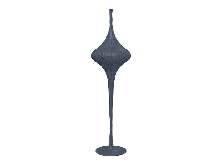 GERVASONI lampadaire SPIN L (Avio - vimini Laqué)