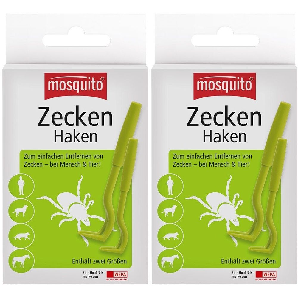 Mosquito Zecken Haken x2 2x2 St