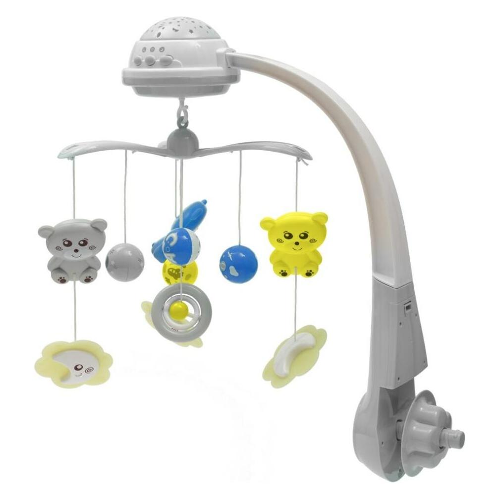 Baby Mix 35728/35604 KARUSSELL MIT PROJEKTOR GRAU (CK-01)