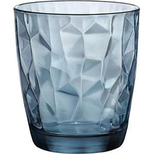 Bormioli-Rocco Trinkgläser Diamond 350220 blau, 305ml, 6 Stück