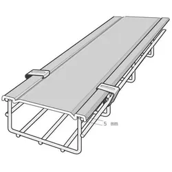 Legrand CABLO CP100GS Schutzhaube 2000mm s-verz A646020, Elektronikzubehör + Gehäuse, Silber
