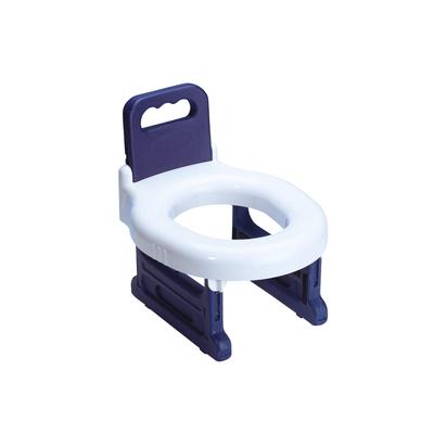 Kinder-WC-Sitz ADOB "Baby-Toilet-Seat", blau (blau, weiß), B:32cm L:26cm, Kunststoff, WC-Sitze