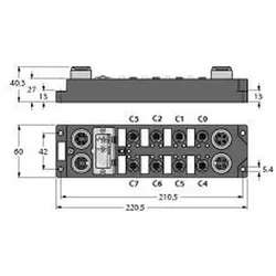 Turck I/O Modul FDNP-S0808G-TT