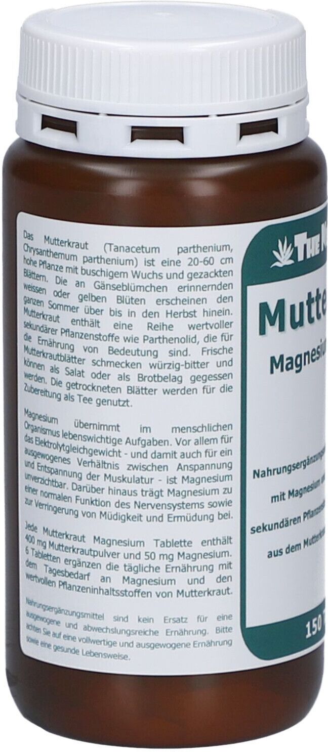 The Nutri Store Mutterkraut Magnesium-Tabletten Tabletten 150 St 150 St Tabletten