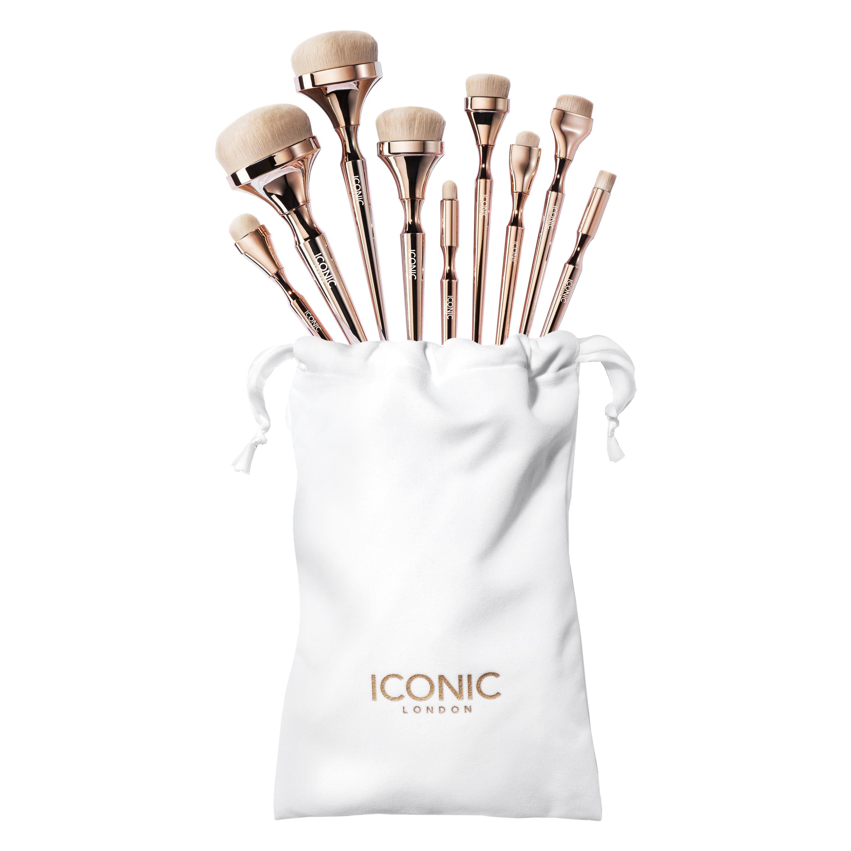 Iconic London HD Blend Set Superweiche Makeup-Pinsel zum Verblenden (Set) (ICBS18010)