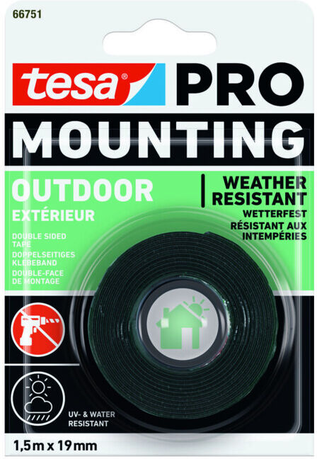 tesa Mounting PRO Outdoor 1,5 m : 19 mm 66751-00000-00 (66751-00000-00)