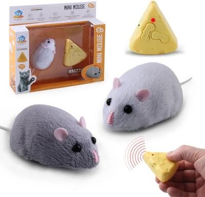 Inspired Finds Infrared Remote Control RC Mouse Cat Toy For Interactive Indoor Play Infrared Remote Control RC Mouse Cat Toy For Interactive Indoor Play