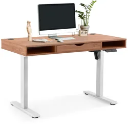 hjh OFFICE Elektrisch höhenverstellbarer Schreibtisch Worktime Style Melaminharzbeschichtete Spanplatte