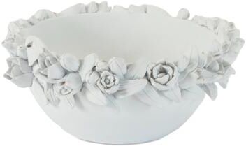 Melrose International Decorative Floral Sculpted Bowl
