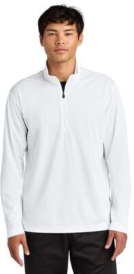 Sport-Tek ST672 Micropique Sport-Wick 1/4-Zip in White size XS