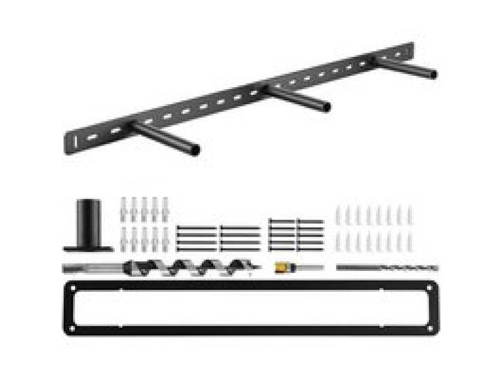 VEVOR Regalhalterung, 1 Stk., Schwerlast Regalhalter 86 kg Tragkraft, Regalträger 863,6x157,4x38,1 mm, für versteckte Regale, unsichtbare Halterung für schwebende Regale zur Wandmontage