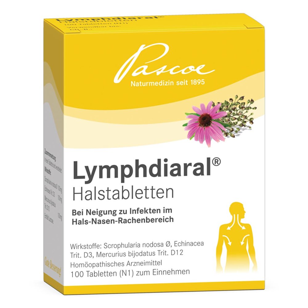 Pascoe pharmazeutische Präparate GmbH Lymphdiaral Halstabletten 03898510